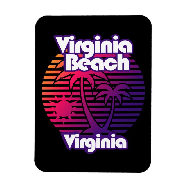 Virginia Beach Magnet (Vertikal)