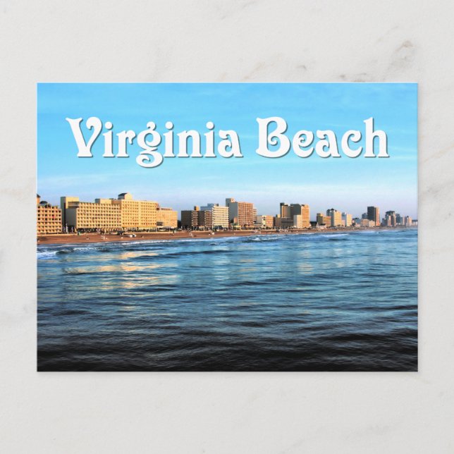 Virginia Beach Postcard Postkarte (Vorderseite)