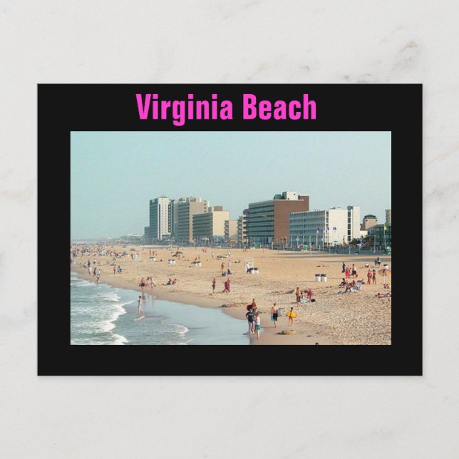Virginia Beach Postcard Postkarte (Vorderseite)