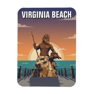 Virginia Beach Reise Magnet