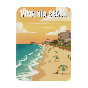 Virginia Beach Reise Magnet