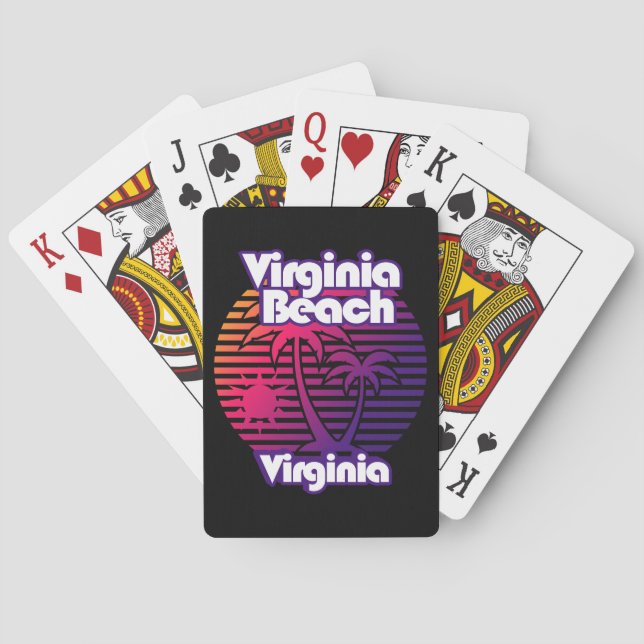 Virginia Beach Spielkarten (Rückseite)