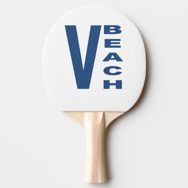 VIRGINIA BEACH TISCHTENNIS SCHLÄGER (Vorderseite)