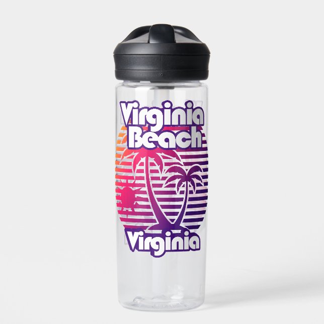 Virginia Beach Trinkflasche (Vorderseite)