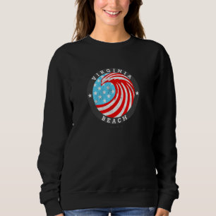 Virginia Beach, VA Sommer patriotisch 4. Stolz  Sweatshirt