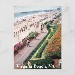 Virginia Beach Virginia Post card from 1992 Postkarte