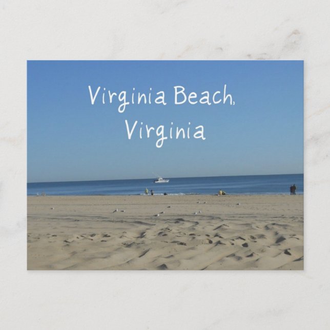 Virginia Beach, Virginia Postkarte (Vorderseite)