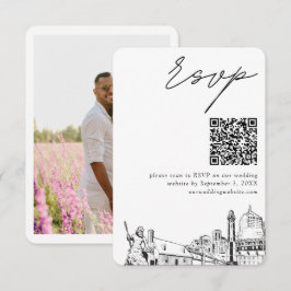 Virginia Beach Wedding UAWG QR Code Small Begleitkarte