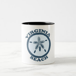 Virginia Beach. Zweifarbige Tasse
