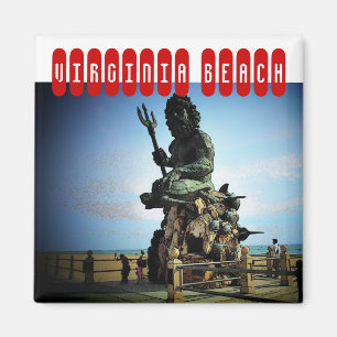 Virginia- Beachgewohnheits-Magnet Magnet