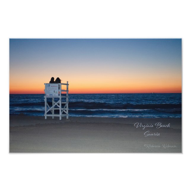 Virginia Beachsunrise Fotodruck (Vorne)