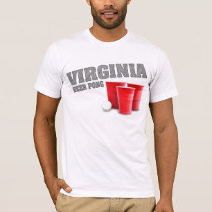 Virginia-Bier Pong T - Shirt