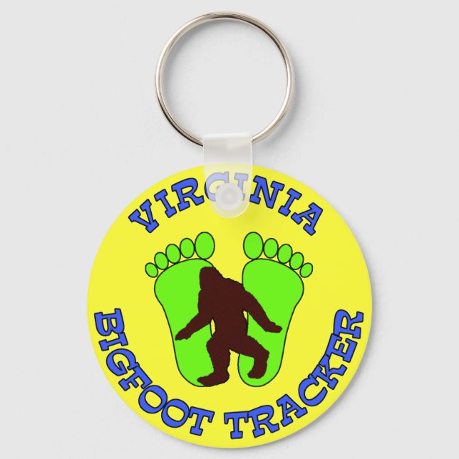 Virginia Bigfoot Tracker Schlüsselanhänger (Vorderseite)