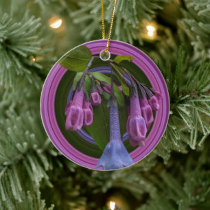 Virginia Bluebells Keramik Keramik Ornament