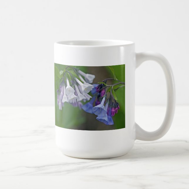 Virginia Bluebells Wildblumen Kaffeetasse (Rechts)