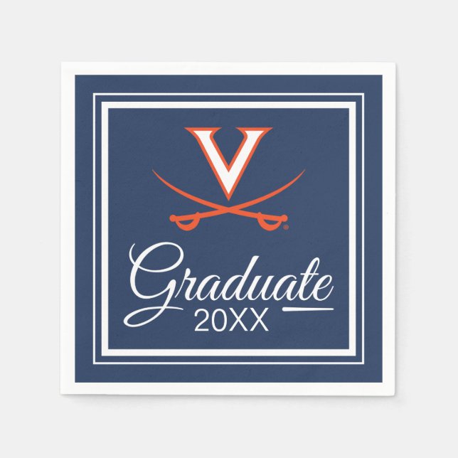 Virginia Cavaliers | ABSCHLUSS Serviette (Vorderseite)