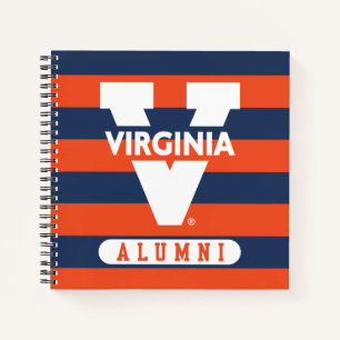 Virginia Cavaliers Alumni Streifen Notizbuch