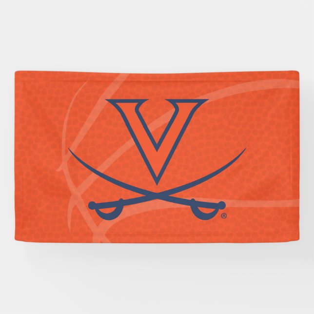 Virginia Cavaliers Basketball Banner (Horizontal)