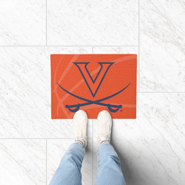 Virginia Cavaliers Basketball Fußmatte (Indoor)