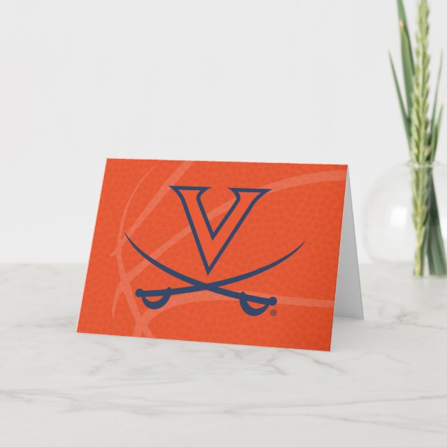 Virginia Cavaliers Basketball Karte (Vorderseite)