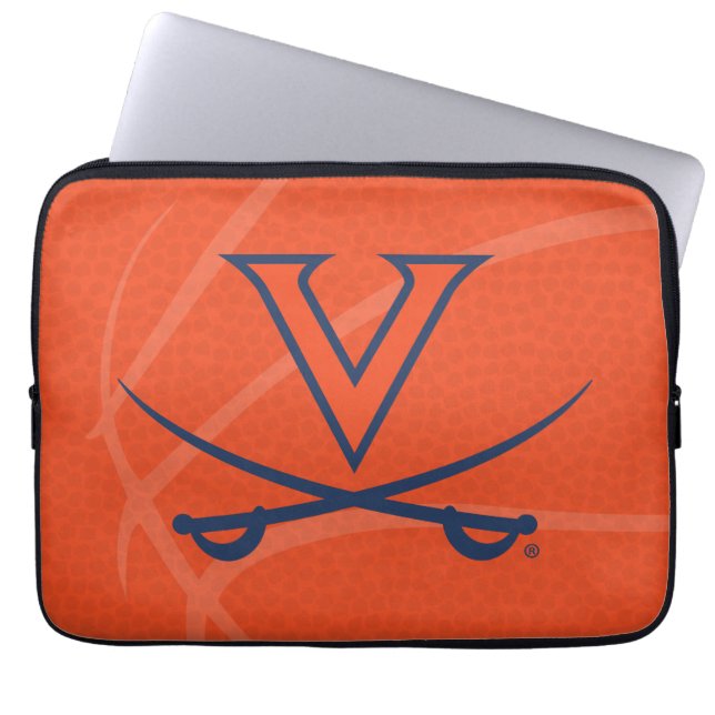 Virginia Cavaliers Basketball Laptopschutzhülle (Vorderseite)