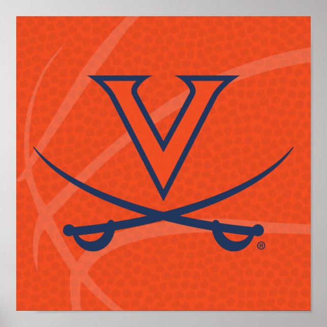 Virginia Cavaliers Basketball Poster (Vorne)