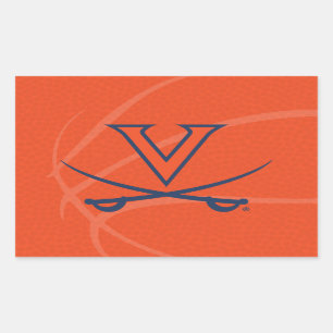Virginia Cavaliers Basketball Rechteckiger Aufkleber