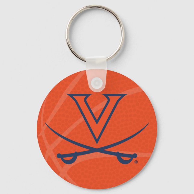 Virginia Cavaliers Basketball Schlüsselanhänger (Vorderseite)