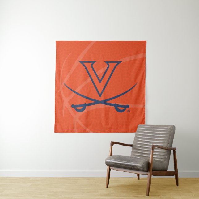 Virginia Cavaliers Basketball Wandteppich (Beispiel)