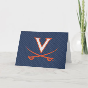 Virginia Cavaliers Carbon Fiber Karte