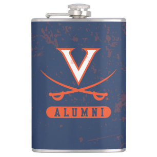 Virginia Cavaliers Ehemalige in Sorge Flachmann