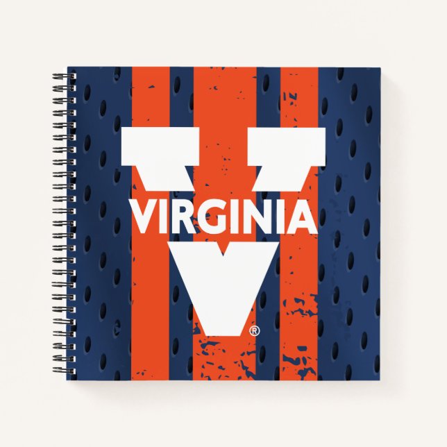 Virginia Cavaliers Jersey Notizbuch (Vorderseite)