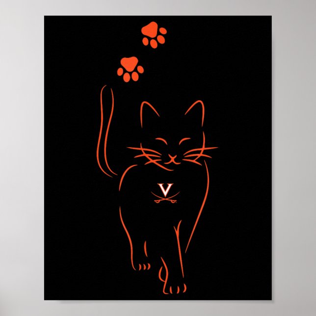 Virginia Cavaliers Lizenzierte Print UniErwachsene Poster (Vorne)