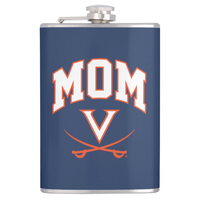 Virginia Cavaliers Mama Flachmann (Vorderseite)