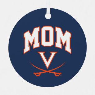 Virginia Cavaliers Mama Ornament Aus Metall