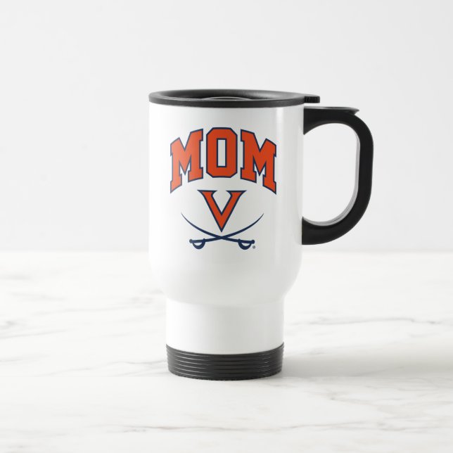 Virginia Cavaliers Mama Reisebecher (Rechts)