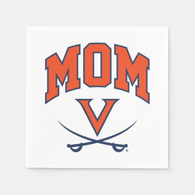 Virginia Cavaliers Mama Serviette (Vorderseite)