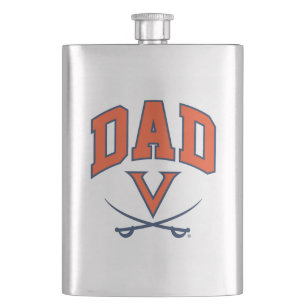Virginia Cavaliers Papa Flachmann