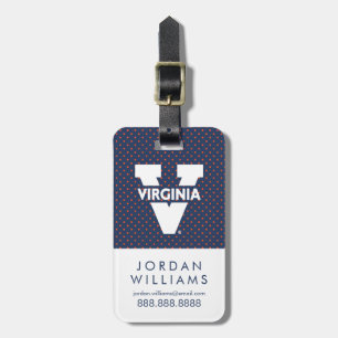 Virginia Cavaliers Polka Dots Gepäckanhänger