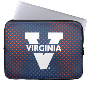 Virginia Cavaliers Polka Dots Laptopschutzhülle