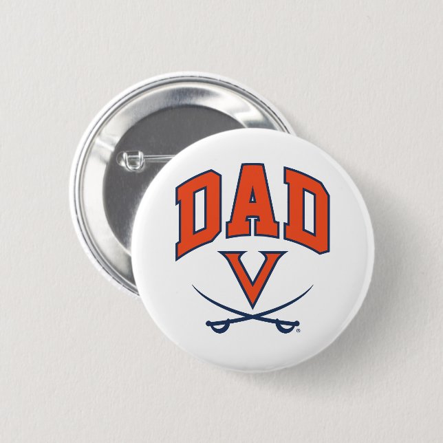 Virginia Cavaliers Vater Button (Vorne & Hinten)