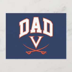 Virginia Cavaliers Vater Einladungspostkarte