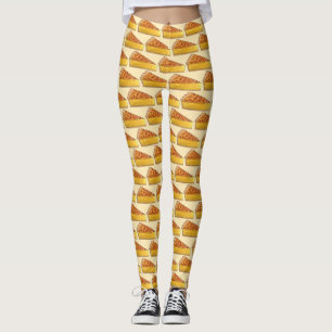 Virginia Chess Pie Southern US Cuisine Dessert Leggings