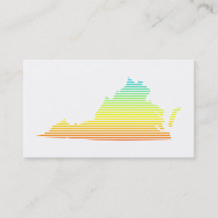 Virginia Chill Fade Visitenkarte