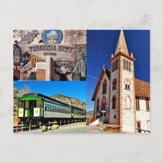 Virginia City, Nevada Postcard Postkarte