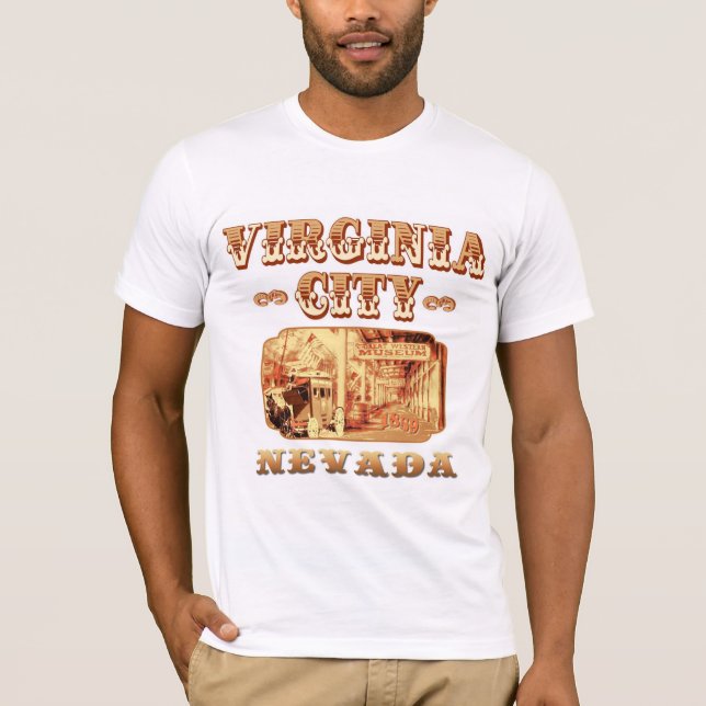 Virginia City Nevada T-Shirt (Vorderseite)