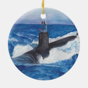 Virginia Class Warriors U-Boot Keramik Ornament