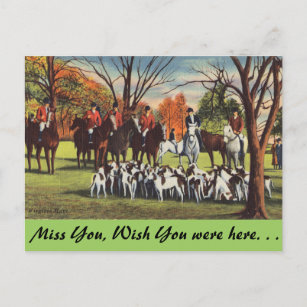 Virginia, die Jagd Postkarte