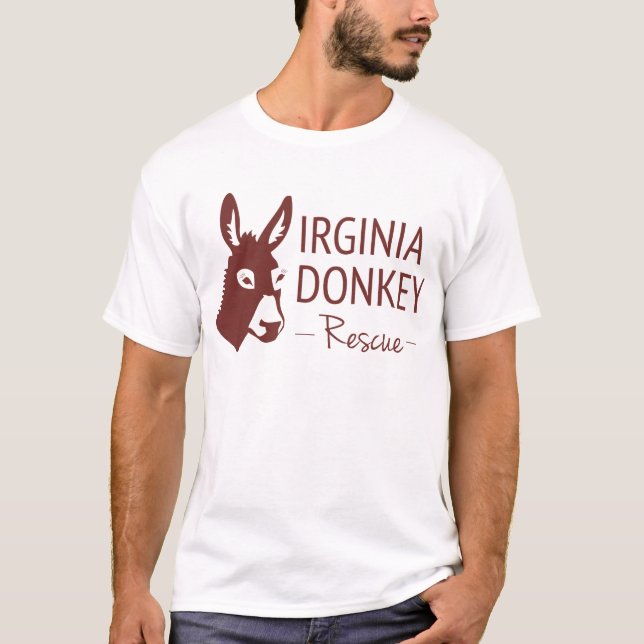 Virginia-Esel-Rettung T-Shirt (Vorderseite)