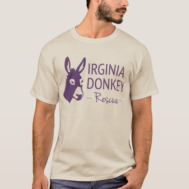 Virginia-Esel-Rettung T-Shirt (Vorderseite)